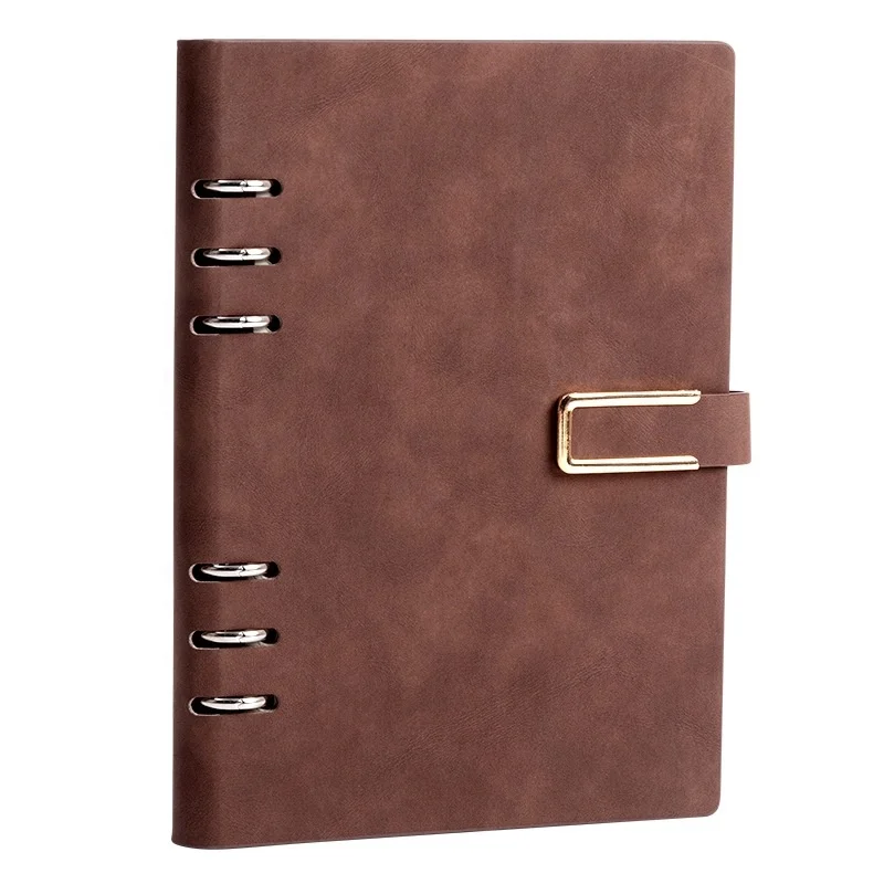 Loose Leaf Notebook Simple Removable Buckle Housing Business A4A5 Work Meeting Notepad Customization