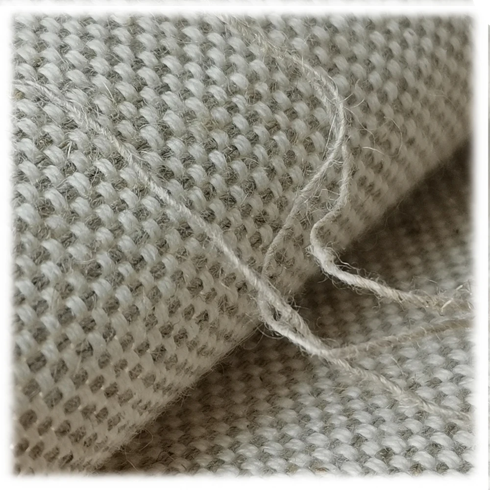 50% лен хлопок плетеная водонепроницаемая ткань с принтом экологически чистая Сумка-тоут вес г/кв. М сумочка для дивана Пылезащитная скатерть