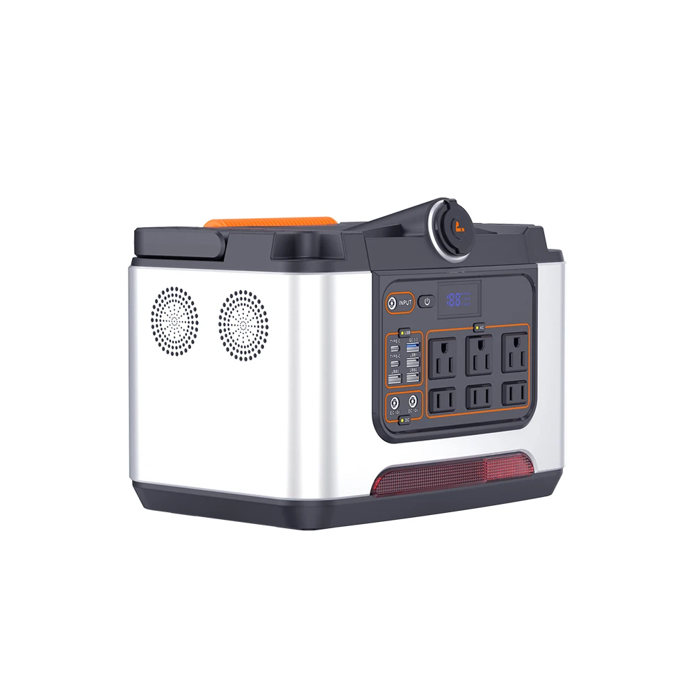 Large Capacity 648WH 700wh Portable Power Station 700W Fashion AC Powered by 220V/110V 22V 29.2Ah Solar Generator