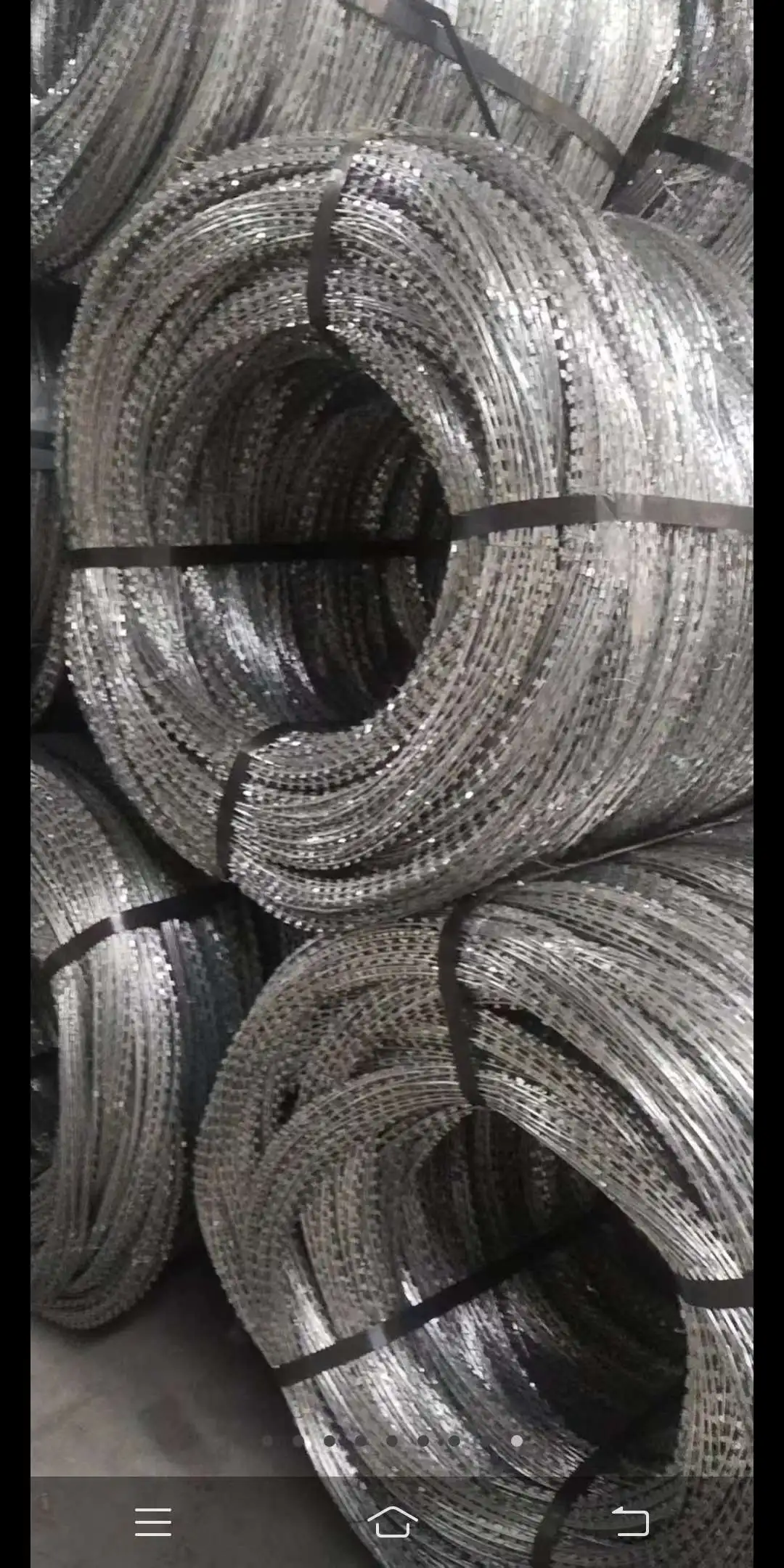Razor Barbed Wire /Concertina Razor Wire for Security Wire Fence/Galvanized Wire Fencing