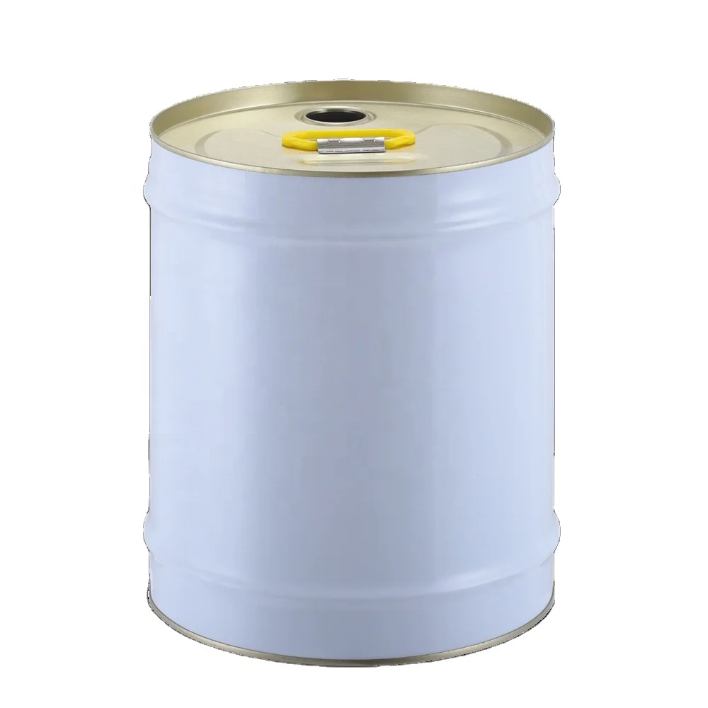 Wholesale customized 20 liters round metal paint bucket with 42mm nozzle and handle