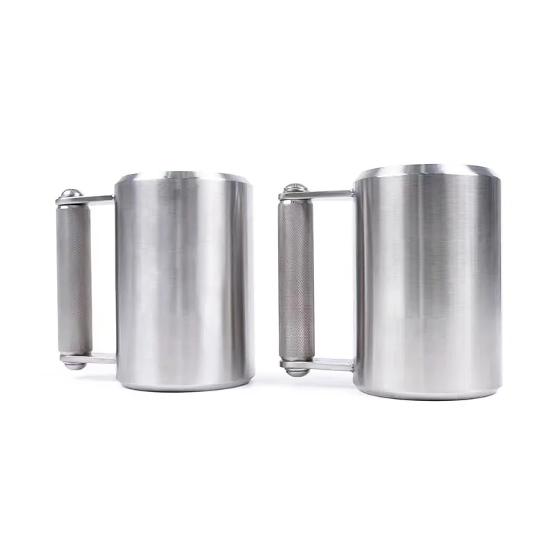 Fashionable New Products 8kg Heavy Mug 304 Stainless Steel Dumbbell 10kg Dumbbell Cup Fitness Strength Training