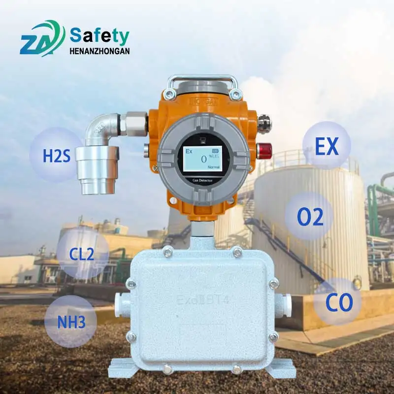 Top Sale RS485 Output Mode S400-W Fixed Industrial Carbon Monoxide Detector with Natural Diffusion