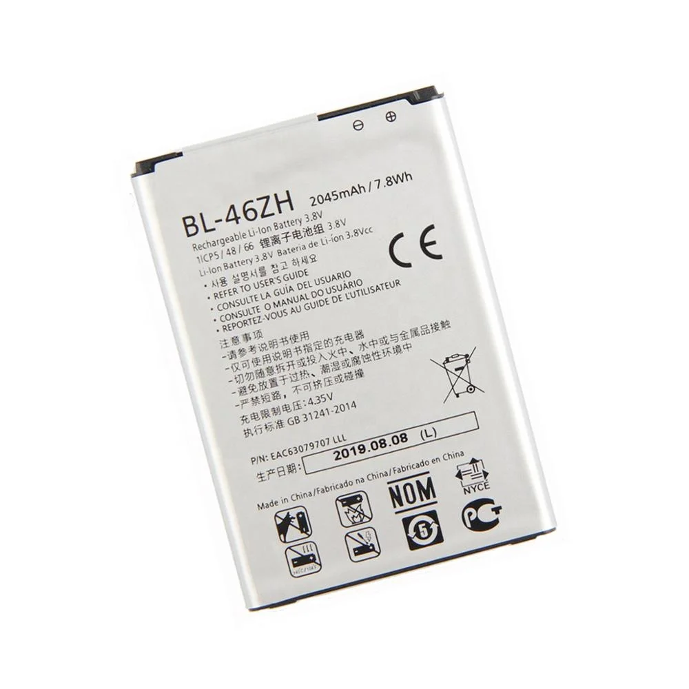 Rechargeable Li-Ion Battery BL-46ZH for LG K7 K8 MS330 LS675 Tribute 5 K350N BL 46ZH
