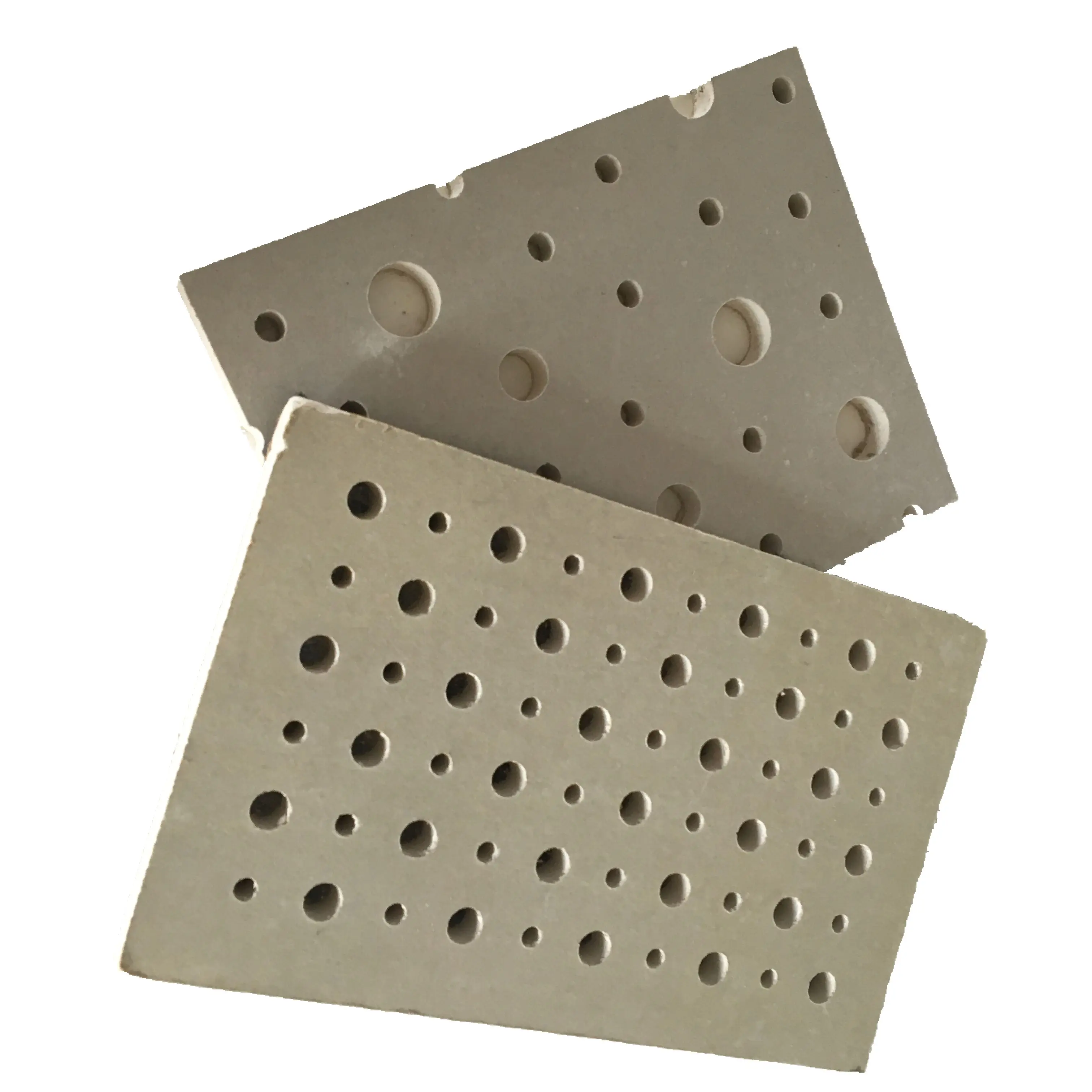 Перфорированный гипсовый потолочный поп перфорированный акустический кафель и настенная плита