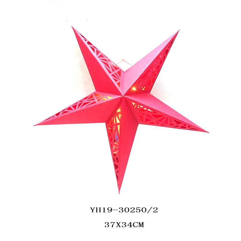 Hot sale paper flower making led paper carving lamp christmas decoration