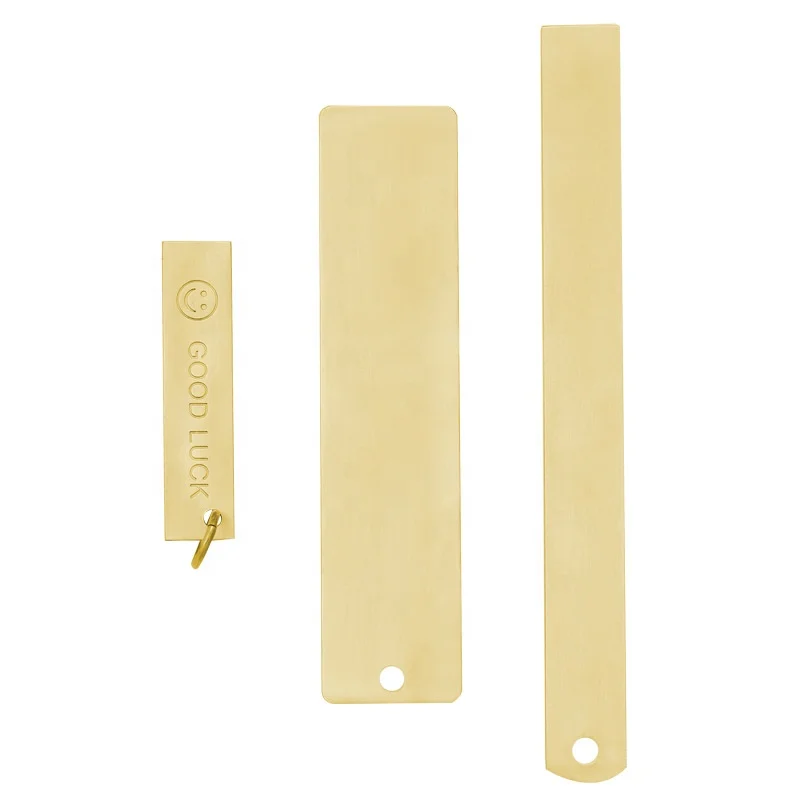 Двухуровневая латунная линейка SHELIKE для ежедневного использования для закладки или настройки