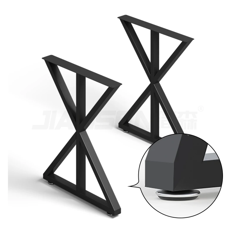 Hot Sale Durable Metal Simple Desk Legs Office Desk Table Legs Metal Dining Coffee Table Bench Legs