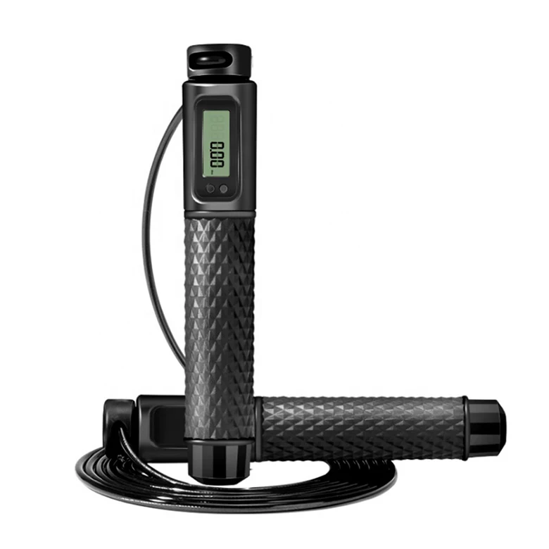 Smart Electronic Counting Adult Fitness Jumping Rope Cordless Weight-bearing High-efficiency Fat Burning