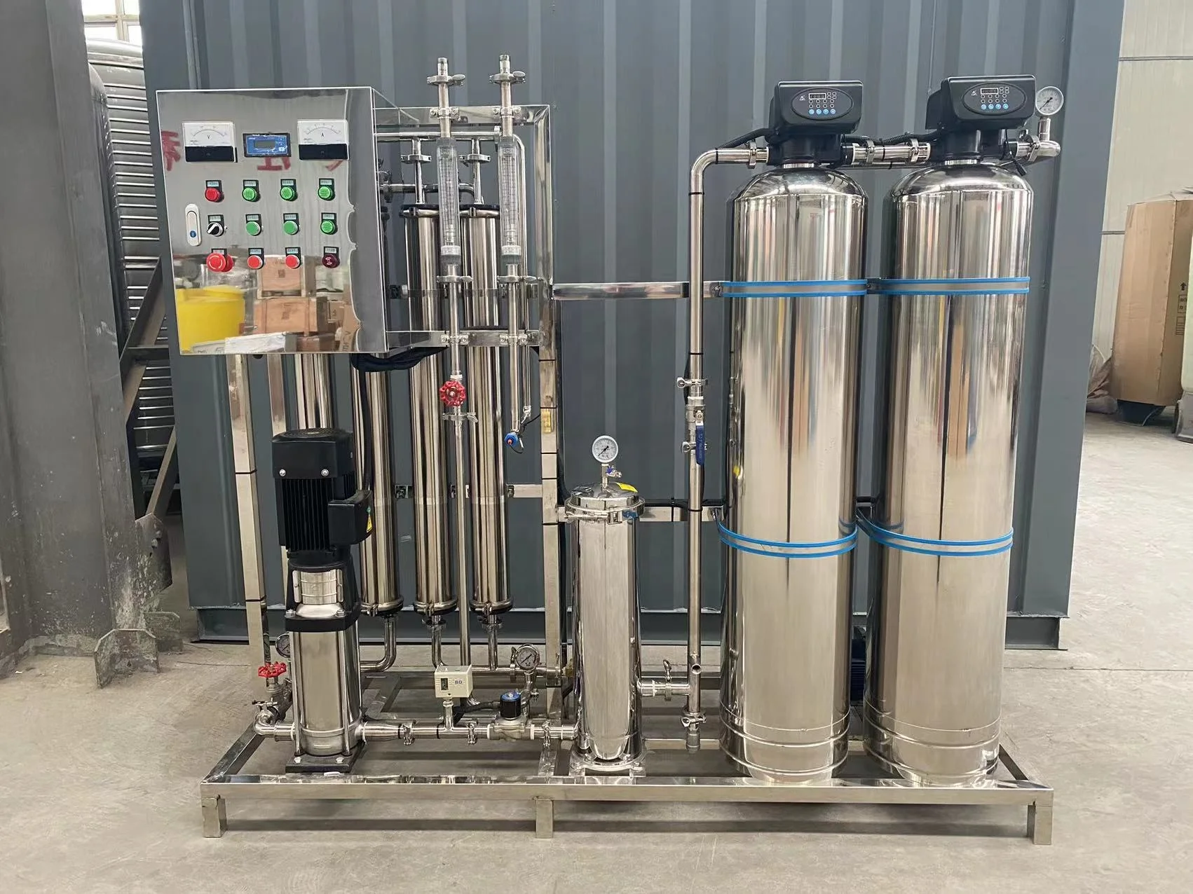 20000 L/day 500L/Hour RO Water Purifier System Commercial RO reverse osmosis water treatment machinery 1000L/Hour 6000GDP Pure