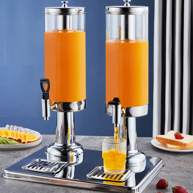 Индивидуальный охладитель пива, одинарный Двойной диспенсер для напитков из нержавеющей стали, 3L 6lL, контейнер для дозатора сока для буфета