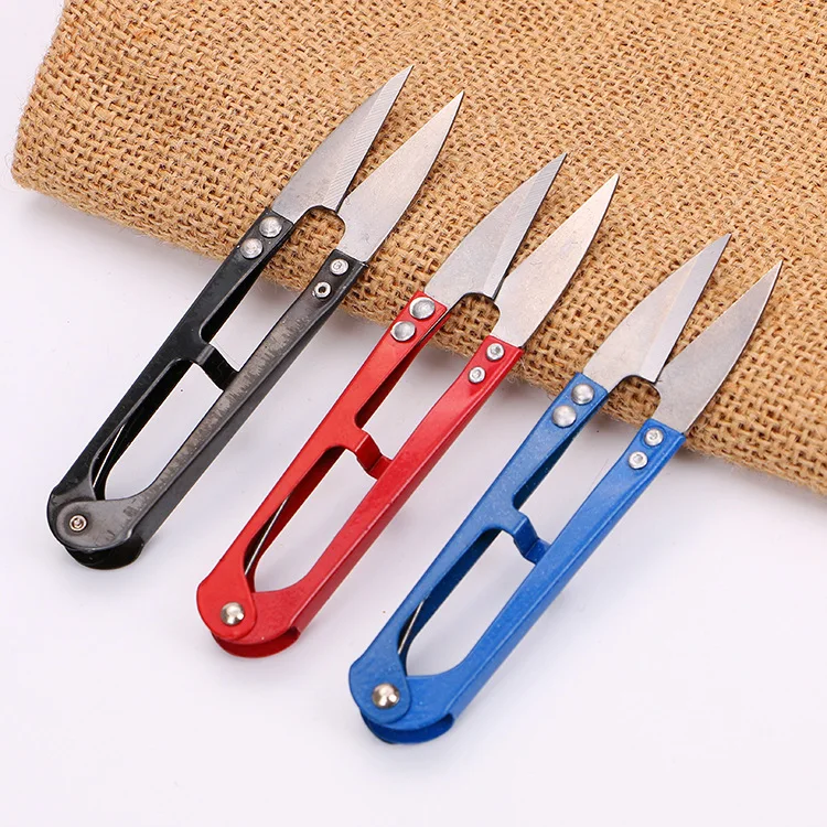 small plastic U-sharp cutting line or dressmaker shear tailor scissor