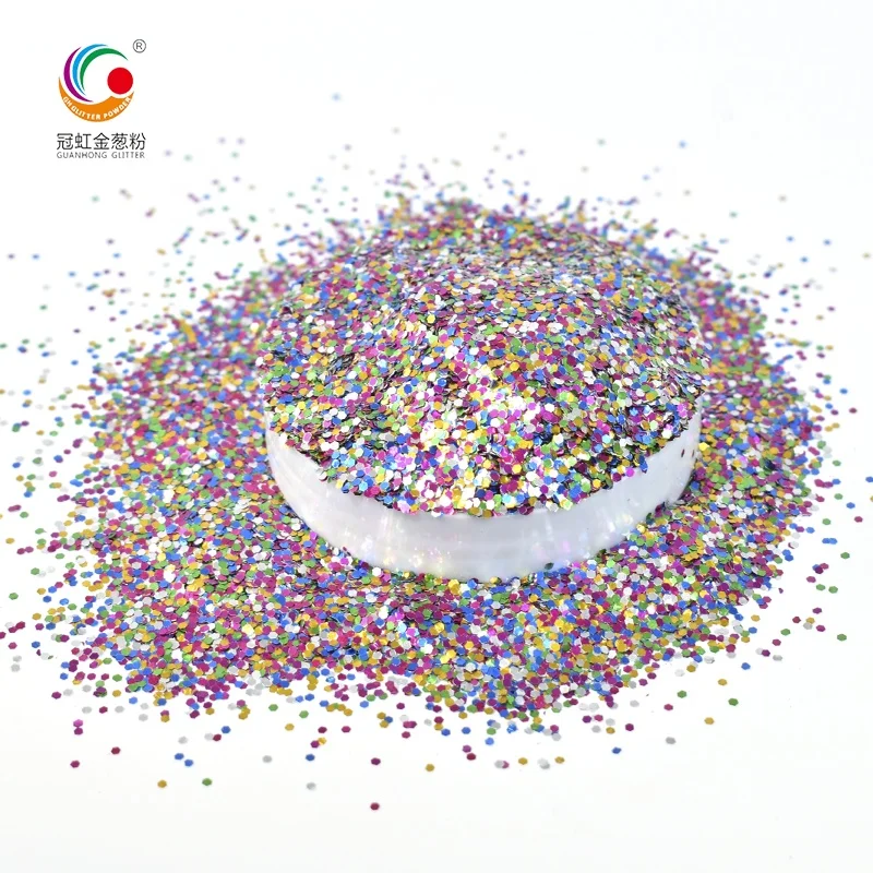 GH6410 Eco friendly heat resistant aluminium glitter powder for injection plastic pigment china supply