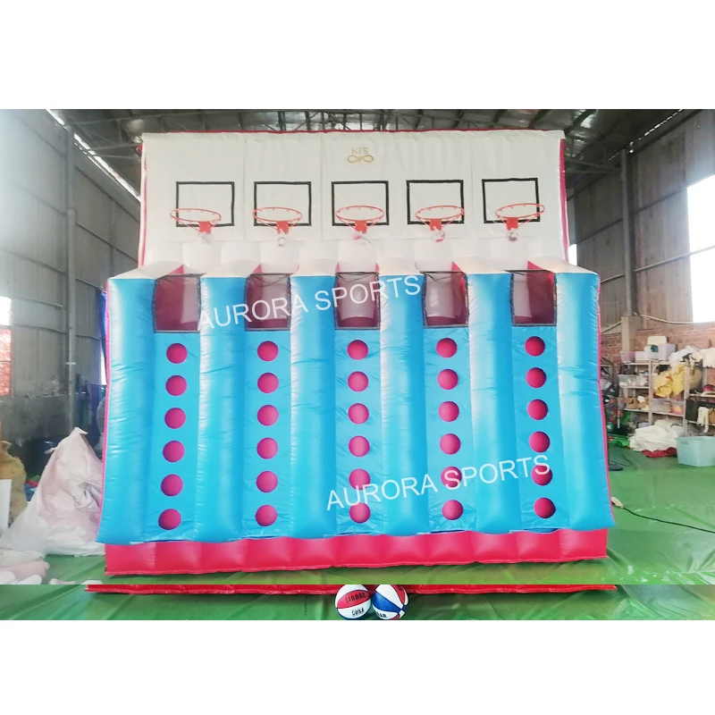 Connect 4 Inflatable Basketball Sport Games Inflatable Basketball Connect 3 Carnival Game For Party
