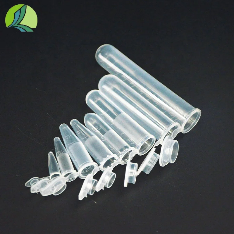 Plastic 0.2ml 0.5ml 1.5ml 2ml 5ml 7ml 10mlConical Micro Centrifuge Tube With Press Cap