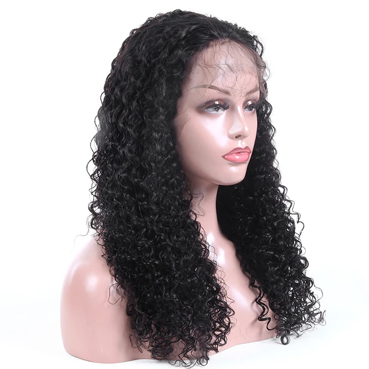 
Guangzhou Cheap Swiss Virgin Brazilian Jerry Curly Lace Wig Human Hair,Cheap 100 Real Natural Full Lace Brazilian Human Hair Wig 