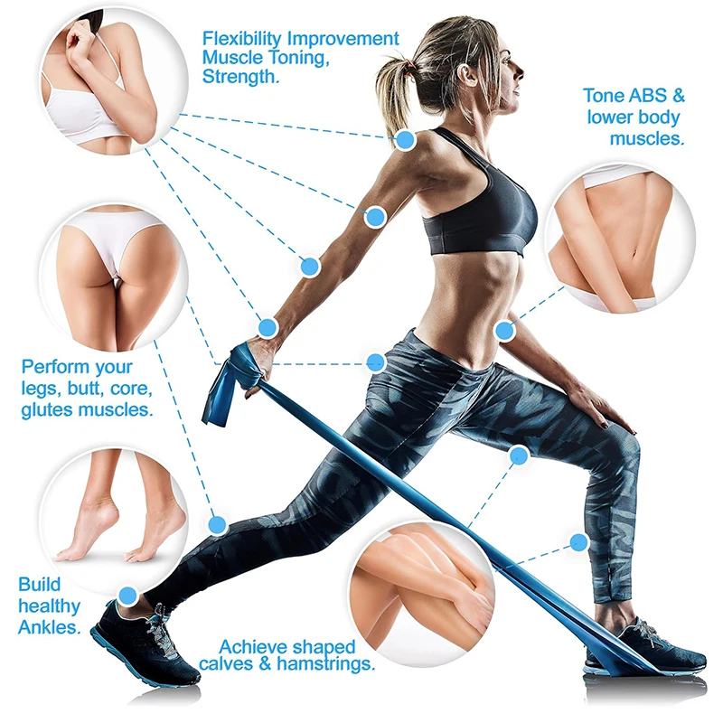 Theraband Resistance Bands Natural Latex Resistance Bands Wholesale Fitness Resistance Bands Set Custom Logo