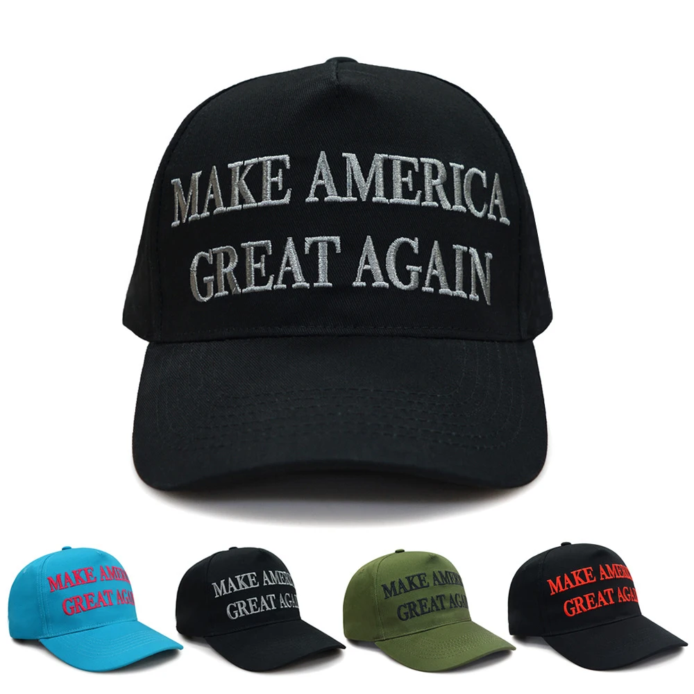 New Election Campaign Caps 100% Cotton Never Surrender Hat Make America Great Again Baseball Cap Black Red MAGA Hats