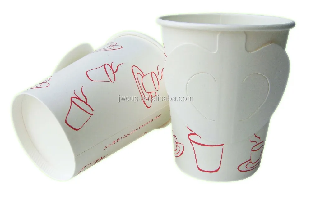 Подставка для кофейных стаканов/держатель бумажных стаканов с ручкой/печать напитков одноразовый двойной логотип клиента 4 унции-9 унций 50000 шт.