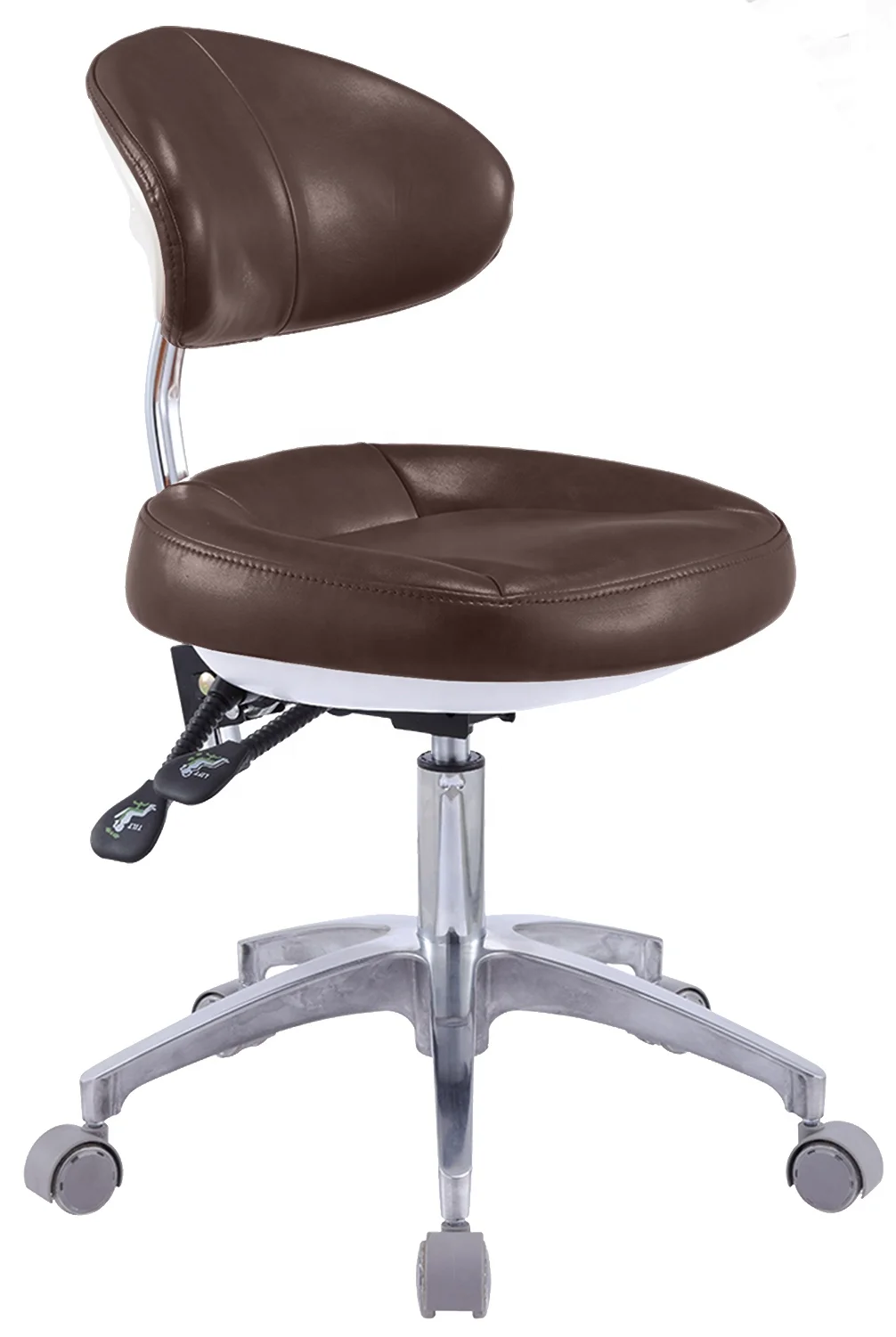 Dental Electric Chairs Foshan New design mobile cart unit dental equipment chair for left hand chair