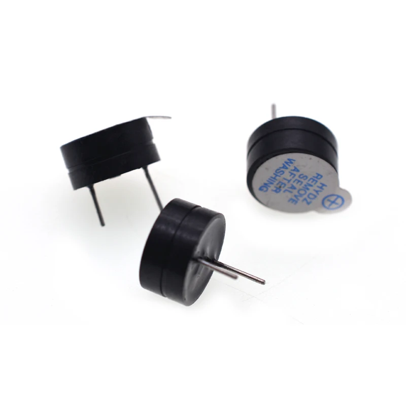 Mini 5V  diameter 12mm high 6mm plastic  Active split buzzer