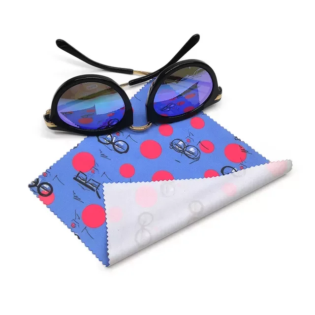
Customized Logo Printing microfiber eyeglasses cleaning cloth 