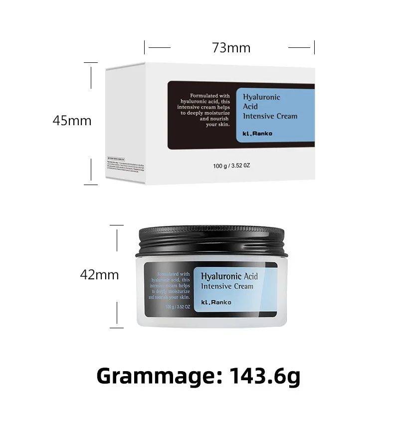 Hyaluronic Acid Moisturizer for Long Lasting Moisture Rich Moisturizer for Sensitive Skin Korean skincare,