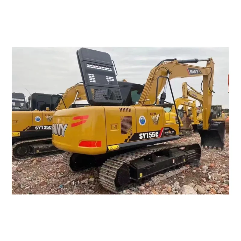 Sell high quality made in China SANY SY155C SY155-9  excavator 15 tons crawler hydraulic second hand excavator