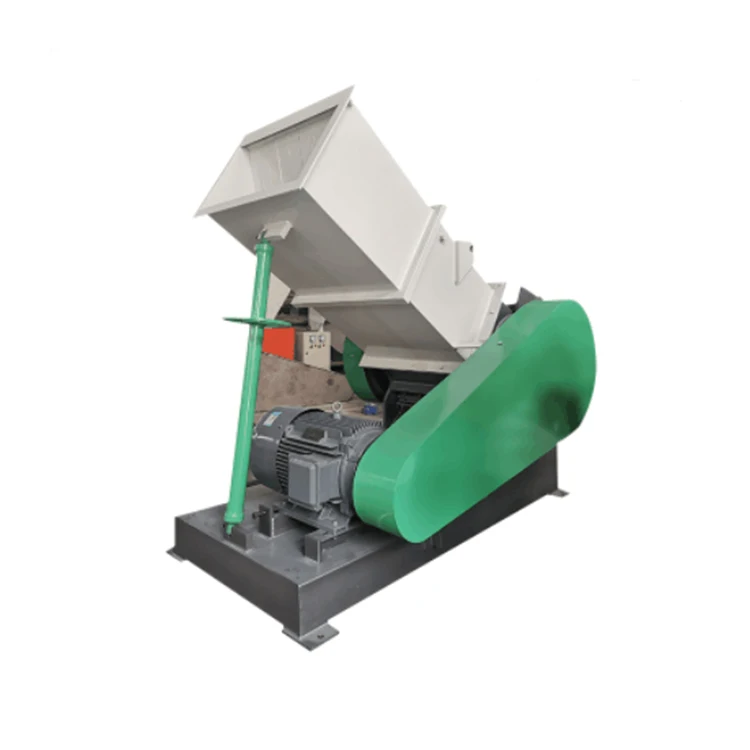 High Productivity Automatic Waste Plastic Pvc Profile Crusher , plastic pipe crusher