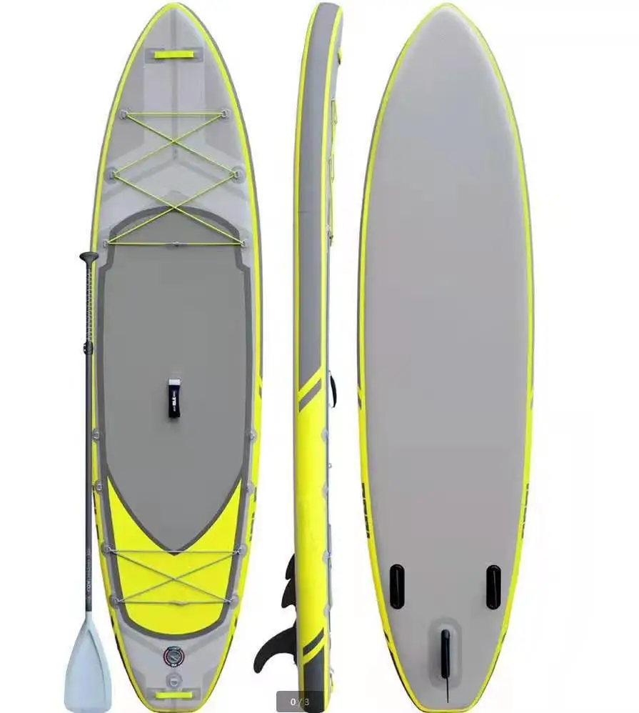 Inflatable  Bamboo Surfboard Rack Paddle Recreational Standing Paddle Board SUP Fish Kite Surfboard