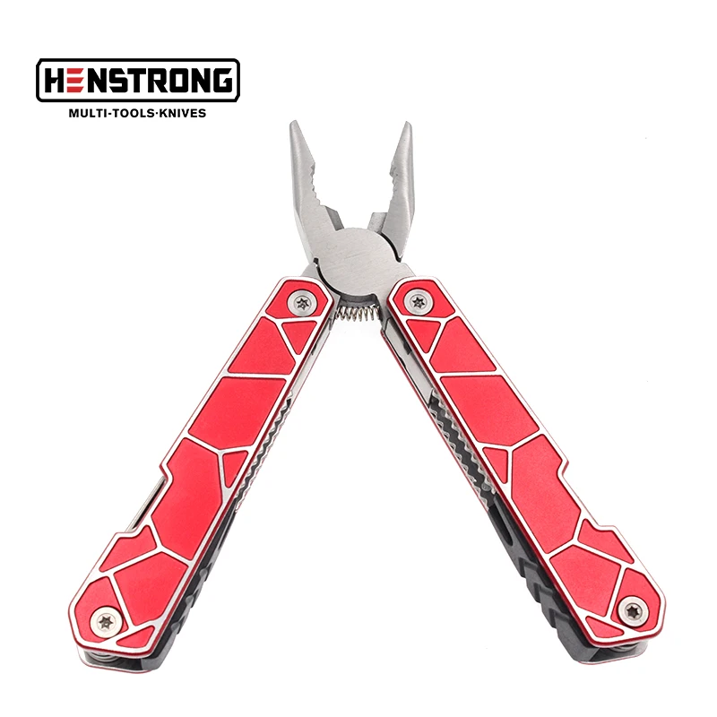 Free Sample Multi-Functional Hand Tool Aluminum Handle Hog Ring Pliers Crimping Tool from China OEM Customization Supported