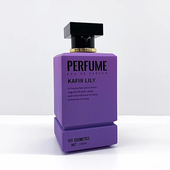 Wholesale square design sense perfume bottle 100ml  can be customized scent floral perfume set for women