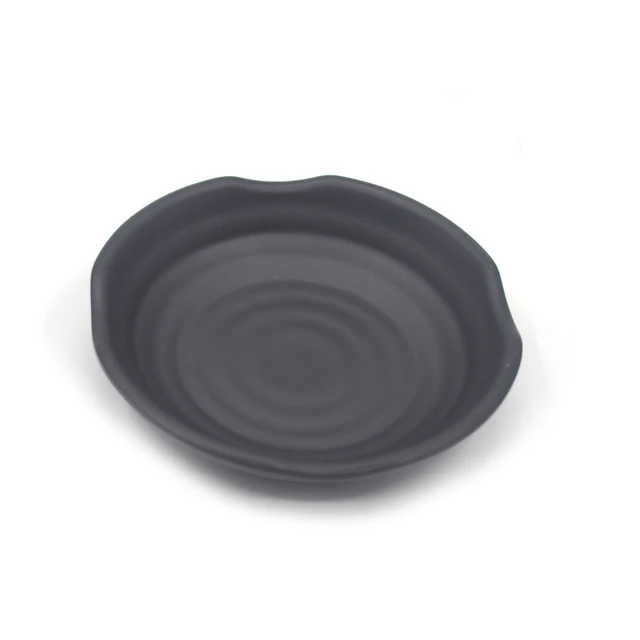 Simple design melamine charger divided catering serving dishes plate