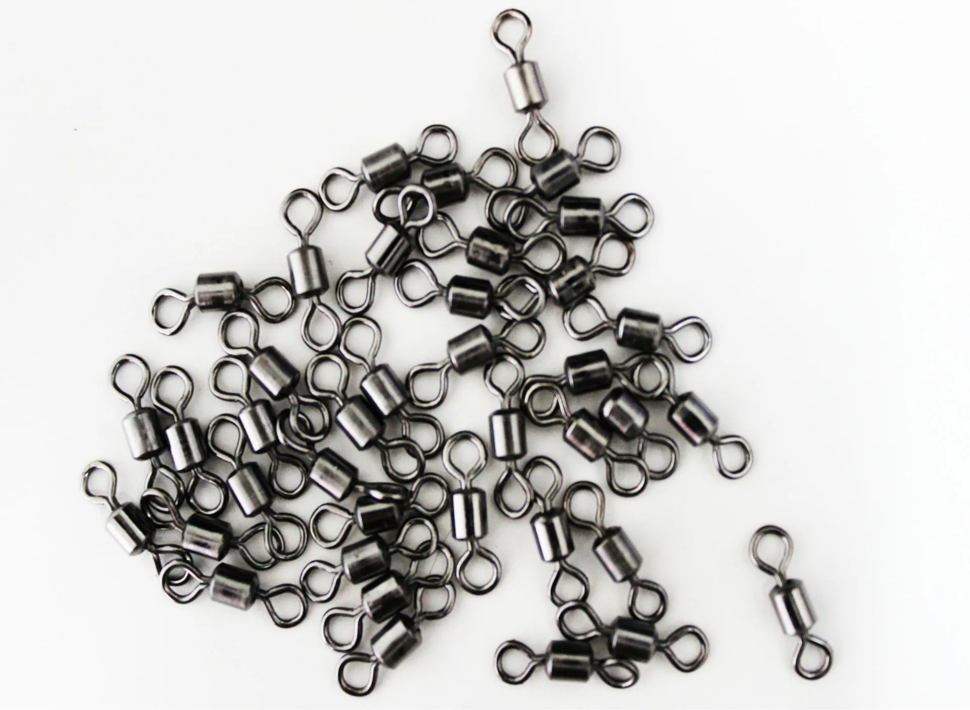 MOBIOS 12/0# - 14# Factory Wholesale Rolling Swivel Copper Stainless Steel Fishing Swivel Connector Accessories HP1039