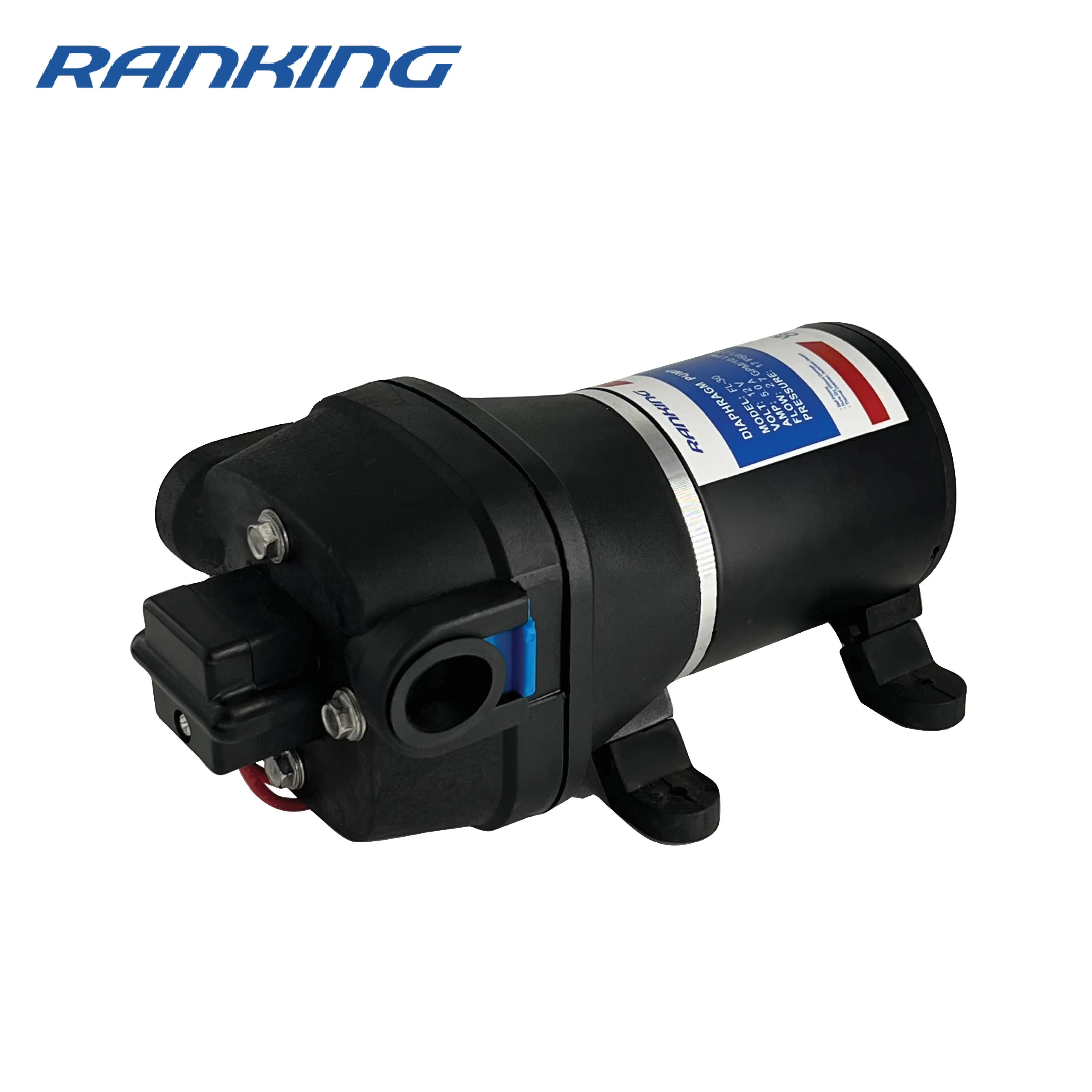 Ranking FL-30 RV Marine 12V 5A 60W Self Priming 10Lpm/2.7Gpm Micro Electric Diaphragm Low Pressure 17PSI Water Pump Price