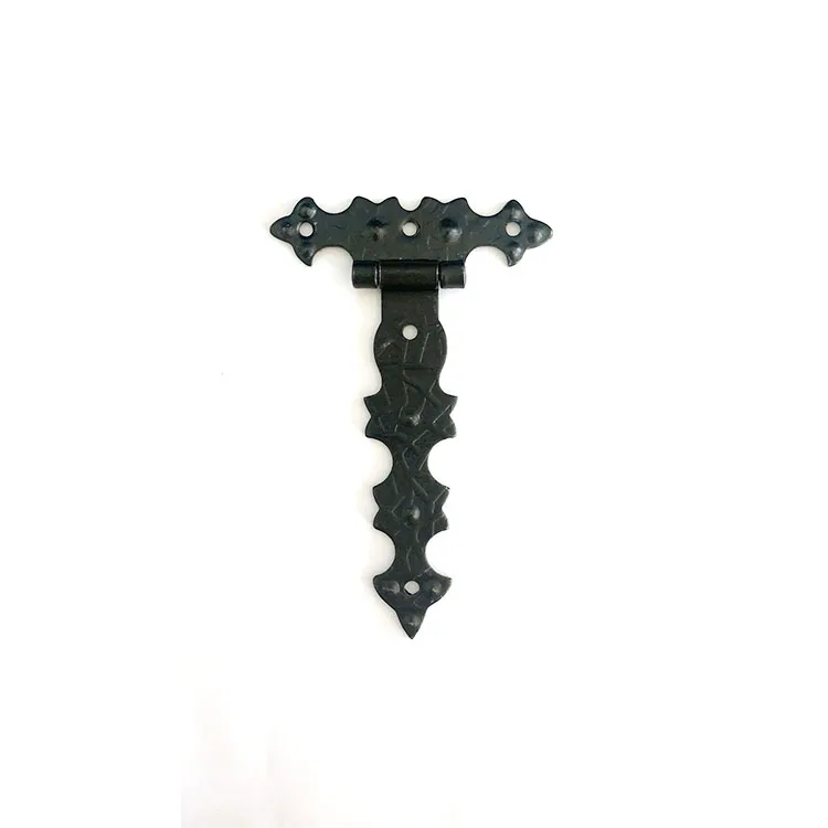 Мебельная фурнитура, высокое качество, черная сталь, маленькие декоративные петли для ворот, тройник, петля