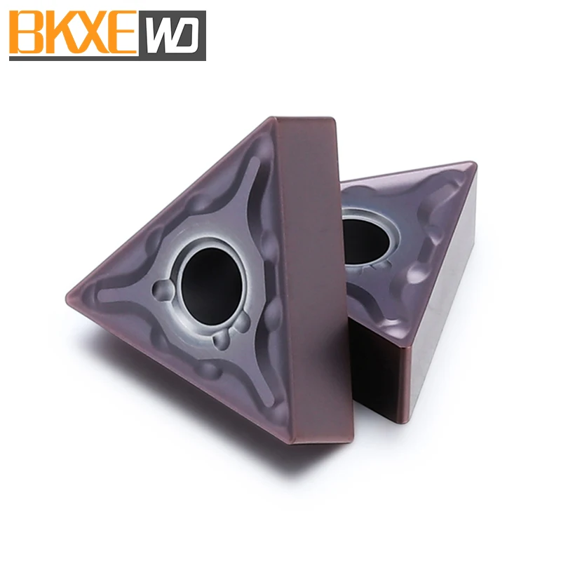 BKXE Tungsten Carbide Inserts Steel Parts CNC Machining Cutting Tool Turning Insert TNMG220412