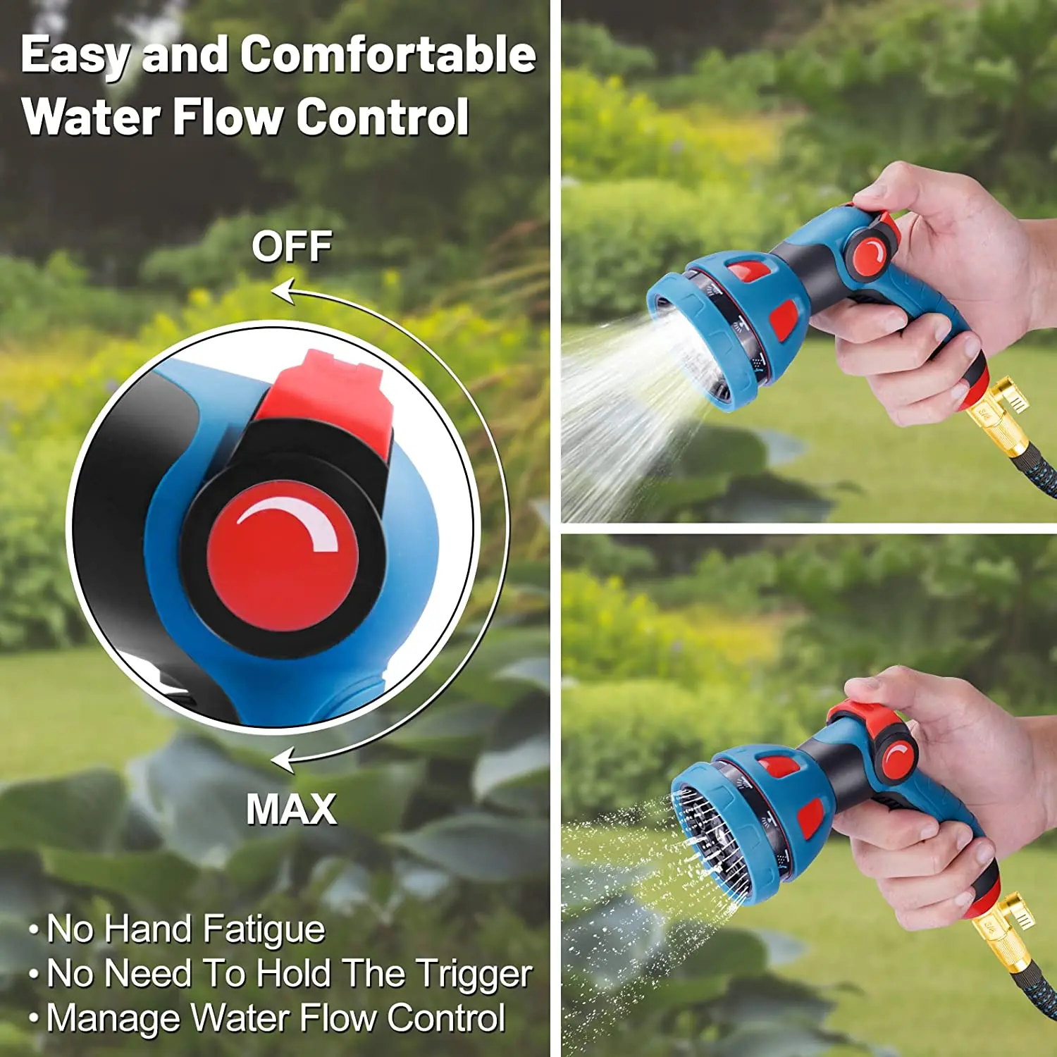 Expandable Hose Expandable Garden Hose Expanding 100FT Magic Pipe Water with Spray Gun 30 Meters Hose Set