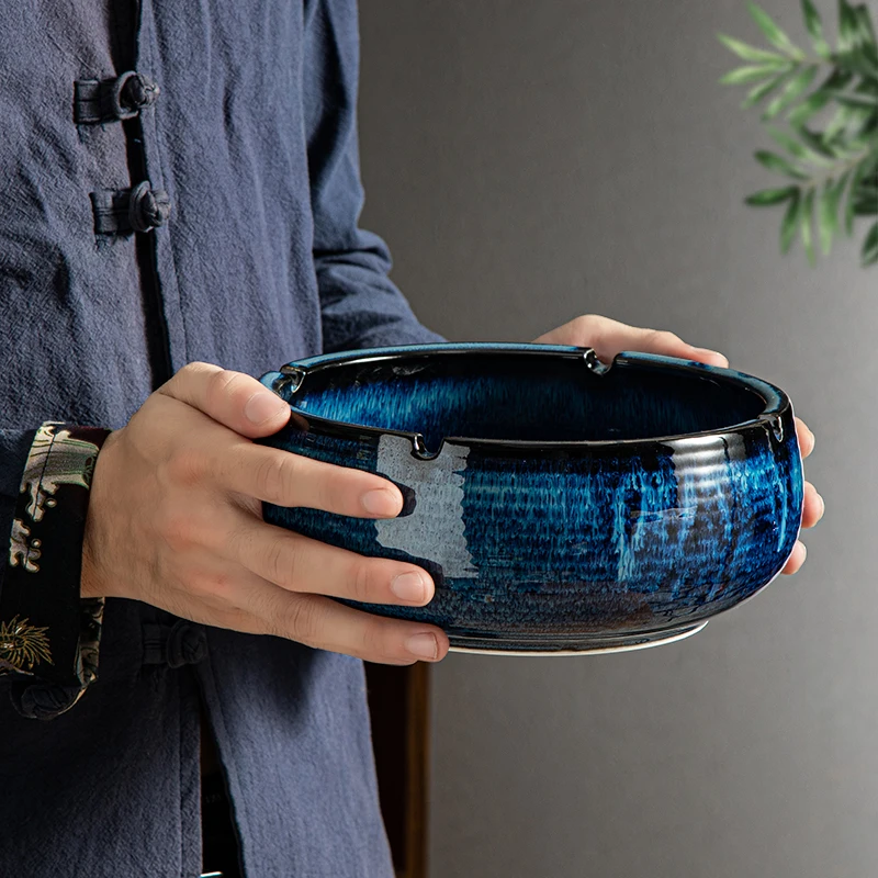 Fashion design modern home restaurant hotel custom ceramic porcelain smoking ashtrays ceramic ashtray