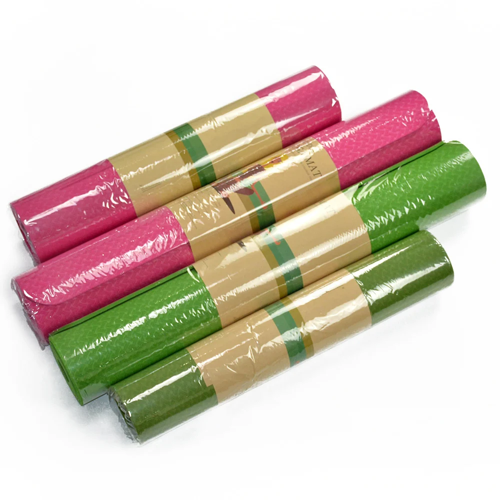 Waterproof 6mm tpe anti slip yoga mat with carry strap 8 gym xxl