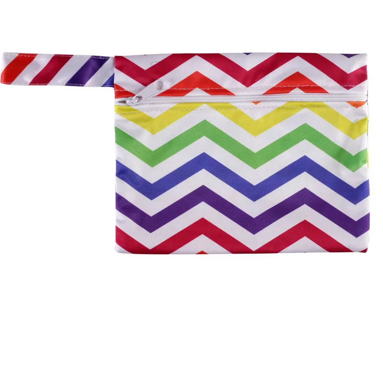 Маленькая влажная мини-сумка многоразовая для мамы или ребенка Водонепроницаемая мини-сумка для подгузников PUL