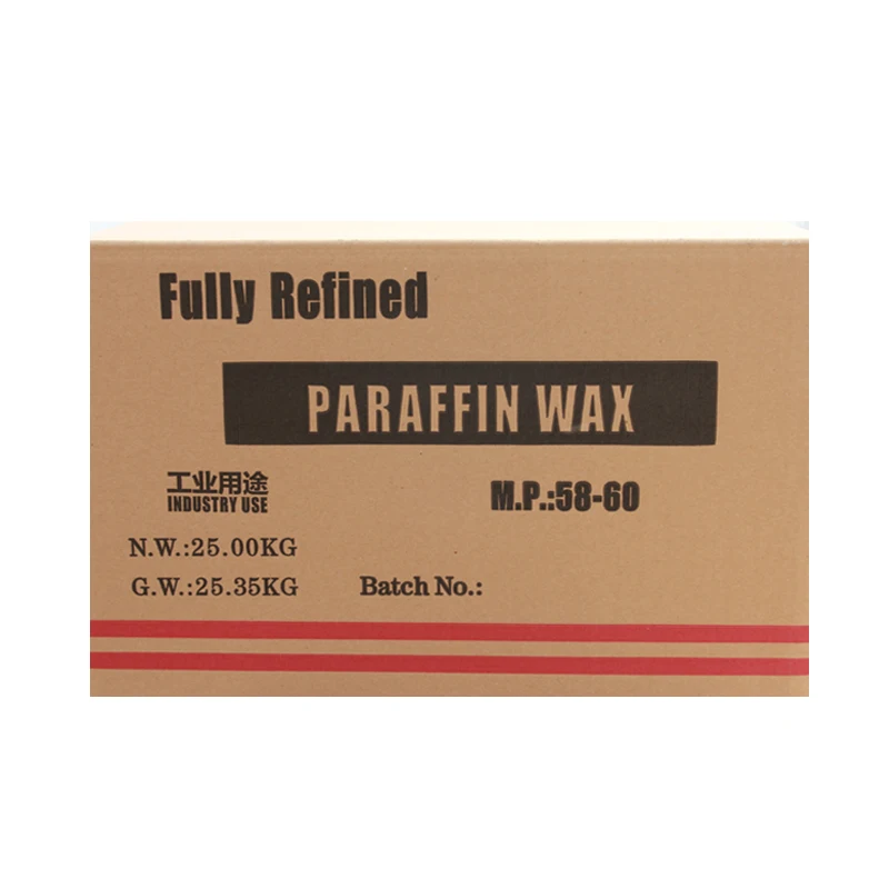 High melting point paraffin wax transparent  kunlun fully refined 56/58/60/62/64/66 price