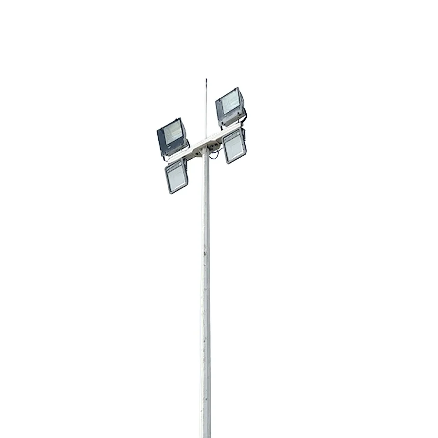 FUTAO Stadium Spotlight/Floodlight 15m/18m/20m/25m/30m Galvanized Steel LED Street High-Mast Lighting Pole with Factory-Price