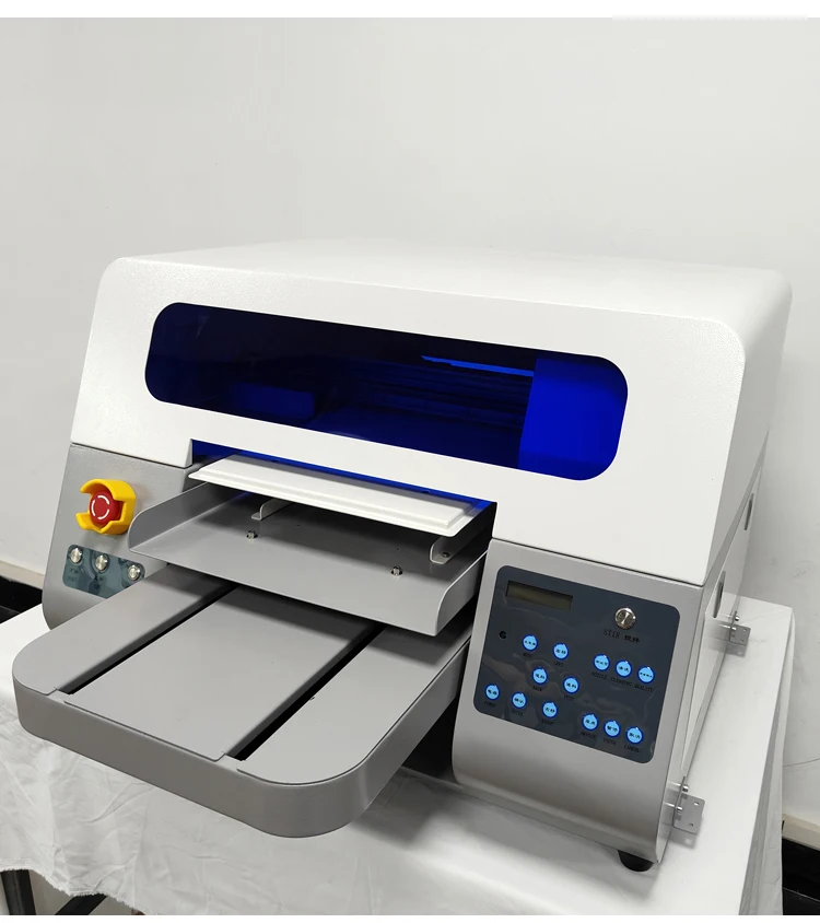 High quality  Dtg t- Shirt Printing Machine A3 6 Colors 3d Photo Effect Textile Printer Use For Fabric Printing
