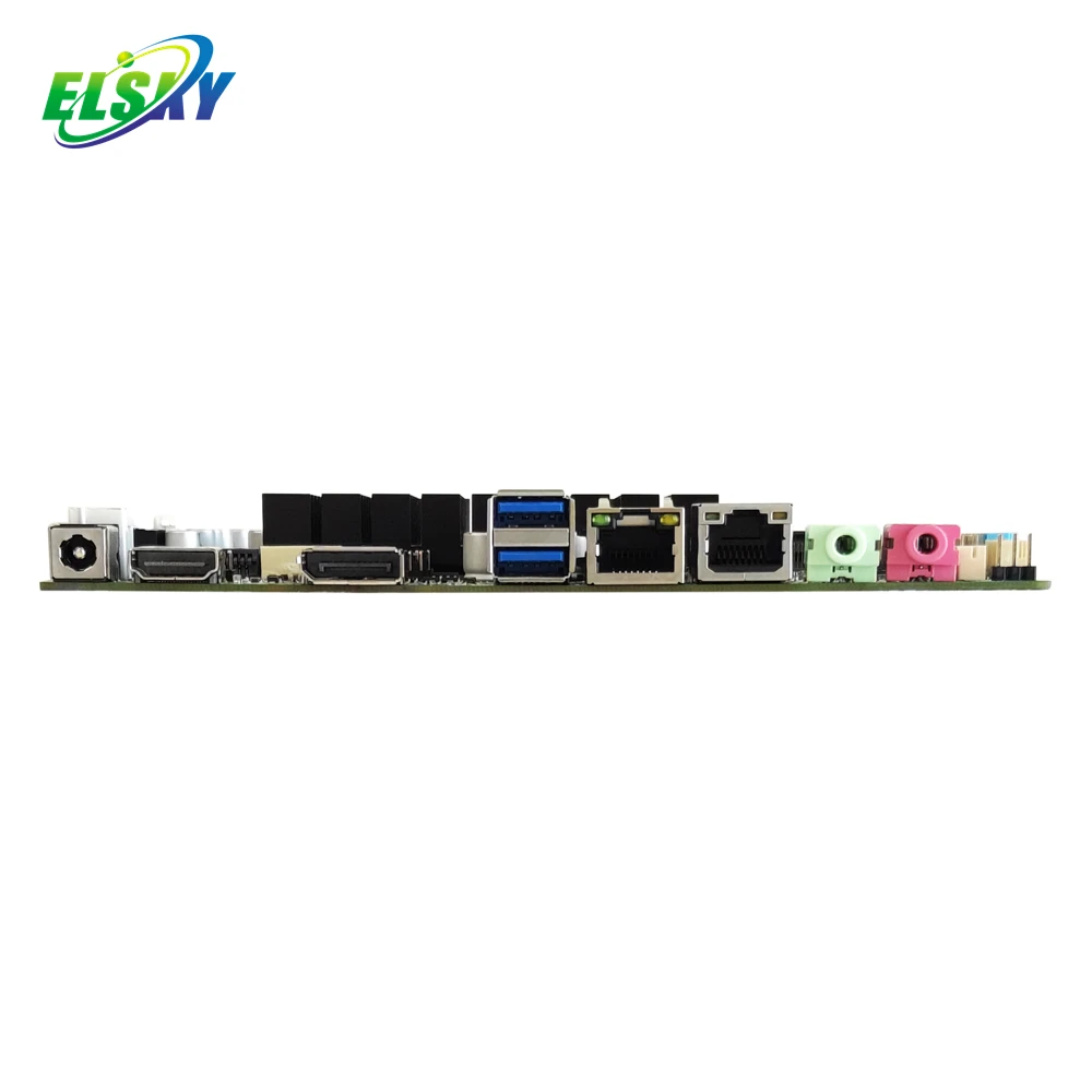 ELSKY M415F DDR4 Memory MSATA SSD wifi fanless motherboard motherboard with Intel Celeron J4125 Processor