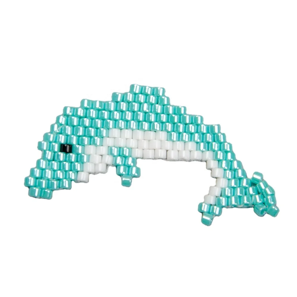 Moyamiya wholesale miyuki stone beads handmade charms jewelry  pendants charms unicorn pendant necklace