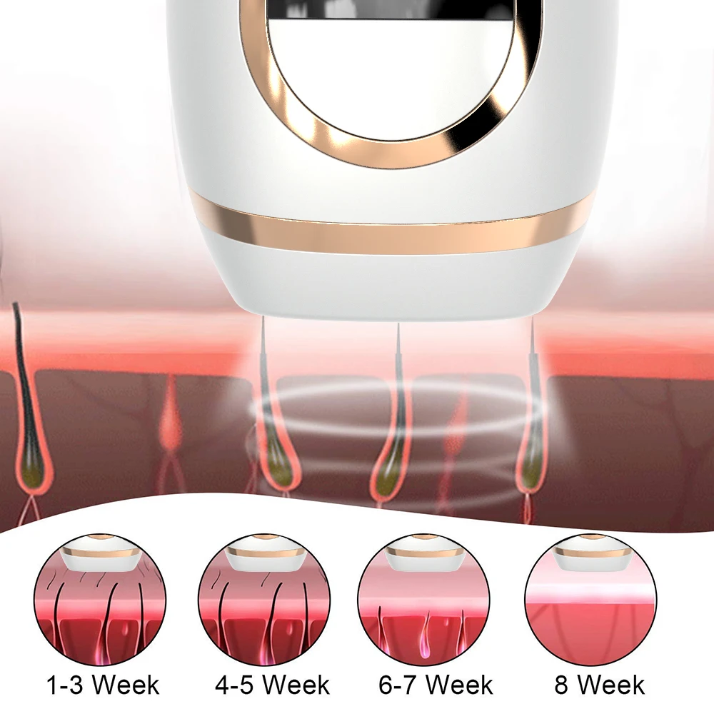 AIFREE new ice cooling portable handheld IPL handset at home use permanent laser hair removal IPL machine