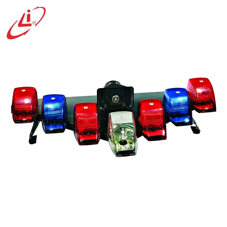 LIYI Ambulance Waterproof Warning V Shaped Halogen Rotating Light Bars