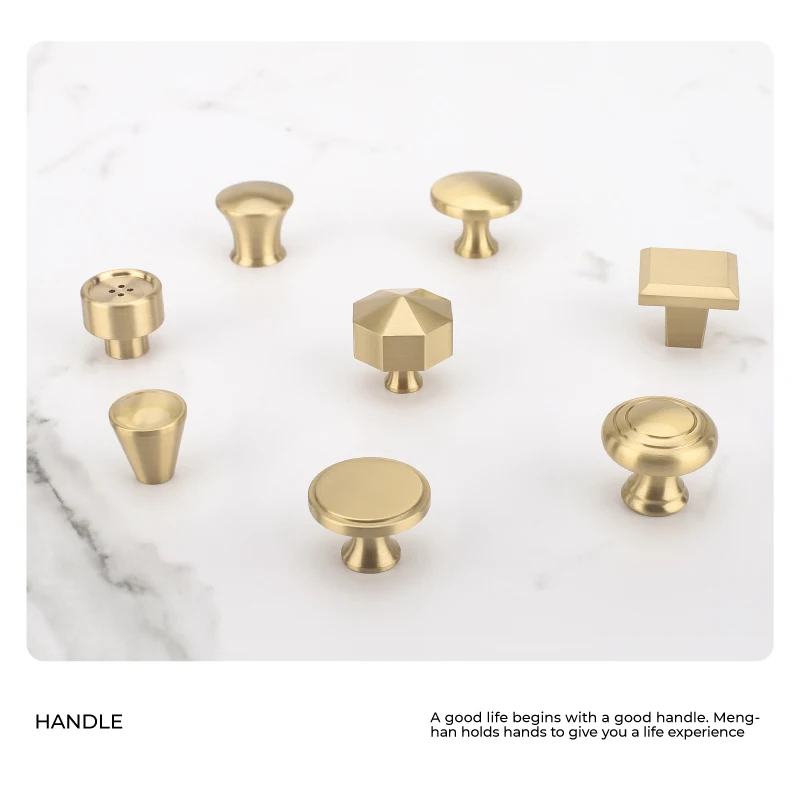 wholesale drawer knobs gold cabinet pulls brass cabinet knobs Ball handle 6650 custom made