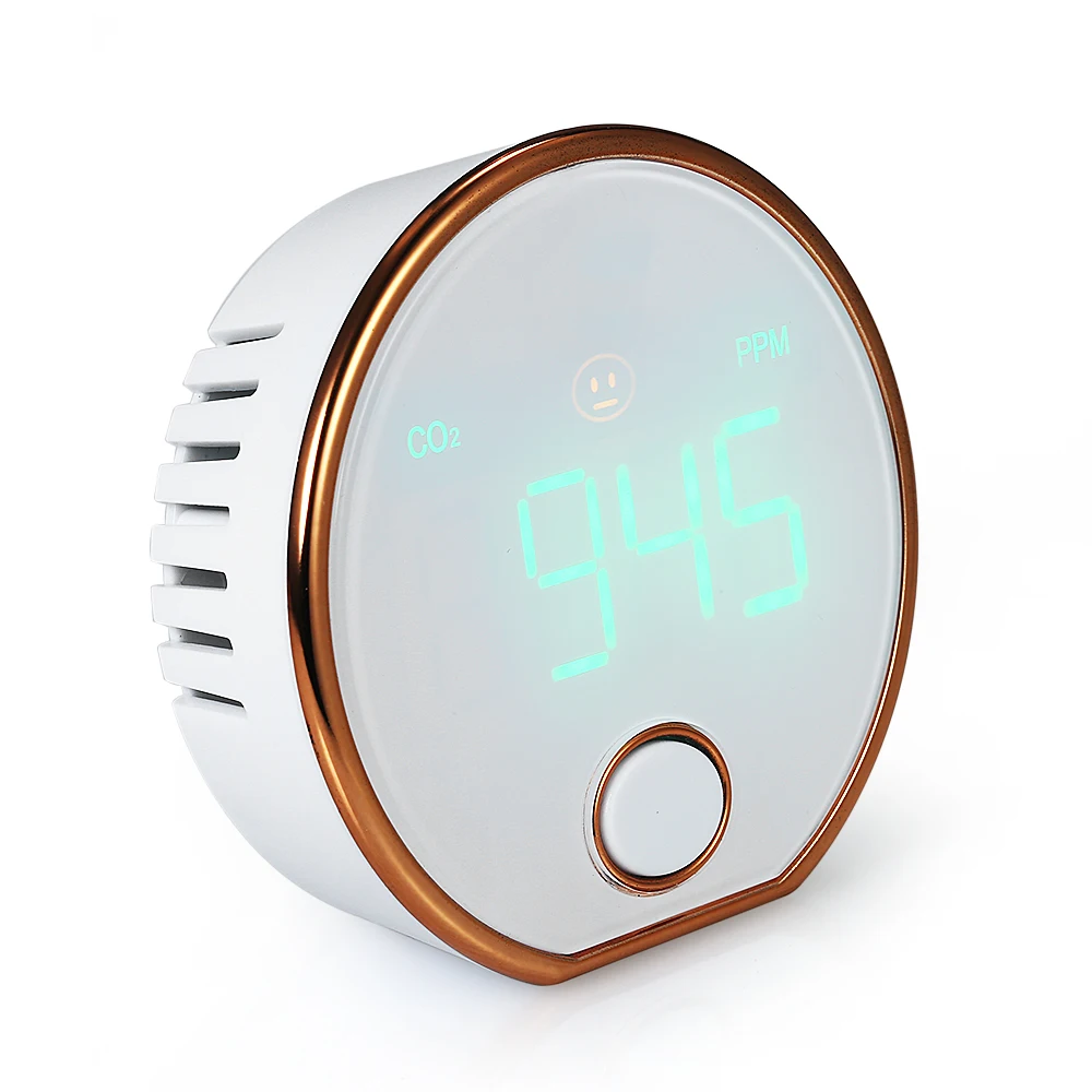 Цифровой мини-HT-401 co2 ppm метр 1ppm разрешение Датчик качества воздуха co2 измерительный диапазон 0-9999ppm
